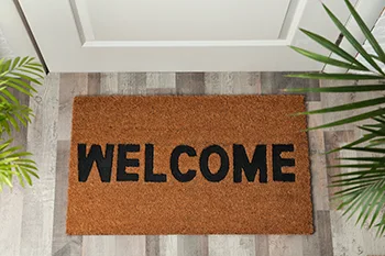 Real Estate Welcome Home Doormat